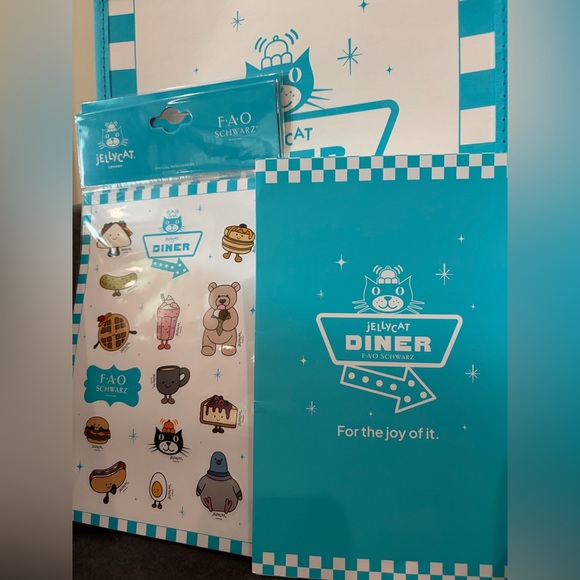 Jellycat NYC /FAO Schwarz Exclusive Bubbeca Milkshake and Crember Cheesecake - Picture 7 of 10